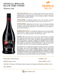 Tropical Black Semi Sweet – Fact Sheet