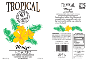 Tropical Mango Moscato – Can – Label