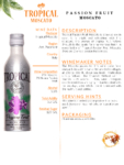 Tropical Passion Fruit Moscato – Can – Fact Sheet