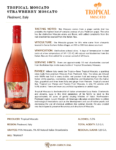 Tropical Strawberry Moscato – Fact Sheet