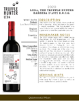 2020 Truffle Hunter Leda Barbera d’Asti – Fact Sheet