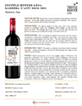 2022 Truffle Hunter Leda Barbera d’Asti – Fact Sheet