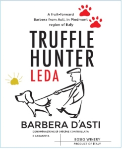 Truffle Hunter Leda Barbera d’Asti – Front Label – Non-Vintage