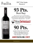 2017 Viña Eguía Reserva – Accolades Sell Sheet
