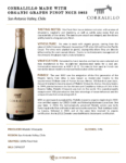 2023 Matetic Vineyards Corralillo Pinot Noir – Fact Sheet