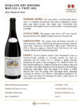 2021 Georges Duboeuf Domaine des Rosiers Moulin-Á-Vent – Fact Sheet