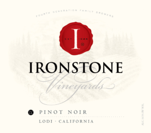 Ironstone Pinot Noir – Front Label – 2021 Vintage & After