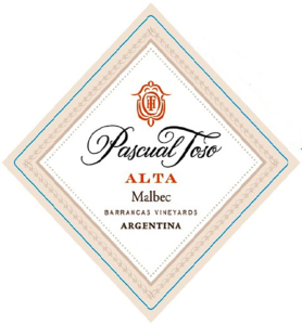 Pascual Toso Alta Malbec – Front Label – Non-Vintage