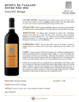 2023 Quinta do Vallado Douro Red – Fact Sheet
