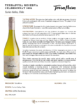 2024 TerraPura Reserva Chardonnay – Fact Sheet