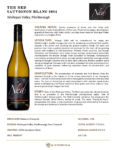 2024 The Ned Sauvignon Blanc – Fact Sheet