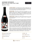 2023 Georges Duboeuf Beaujolais Nouveau – Fact Sheet