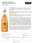 2023 Georges Duboeuf Orange Nouveau – Fact Sheet