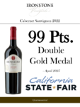 2022 Ironstone Cabernet Sauvignon – Accolade Sell Sheet