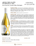 2021 Among the Giants Chardonnay – Fact Sheet